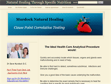 Tablet Screenshot of nutritionalmuscletesting.com